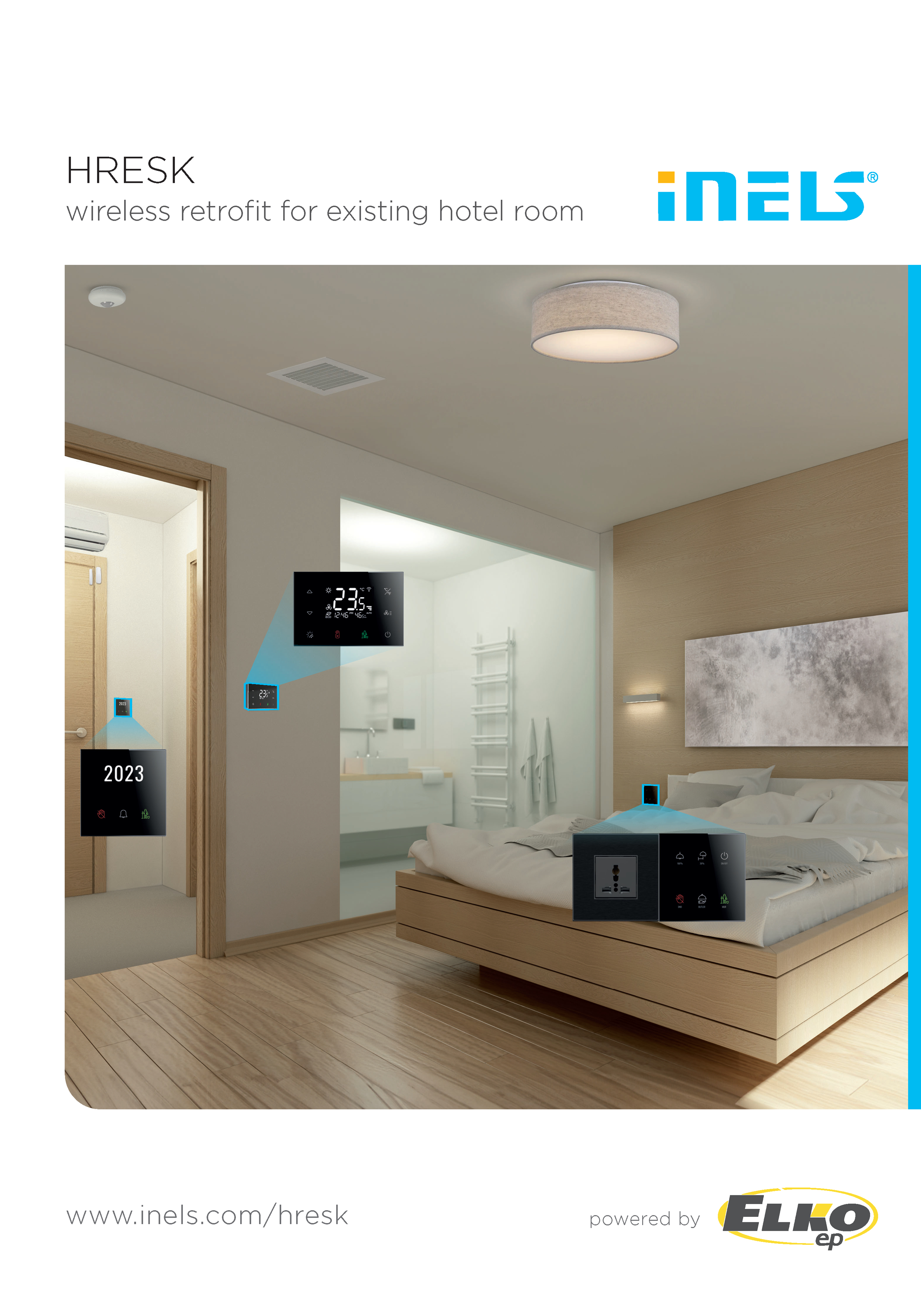 Wireless retrofit for existing hotel room preview
