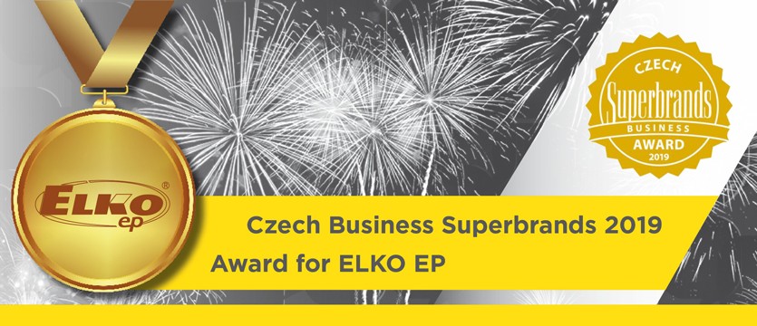 Czech Business Superbrands 2019 Award for ELKO EP from Holešov  photo