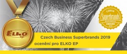Ocenění Czech Business Superbrands 2019 pro holešovskou společnost ELKO EP photo