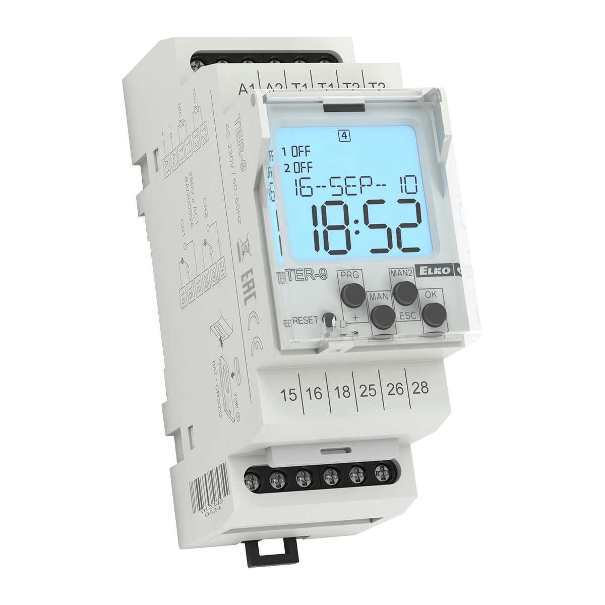 Temperaturregler digital LCD Dual Thermostatregler 230V