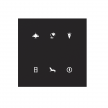 Glass switch button with symbols GSB3-60/SB photo